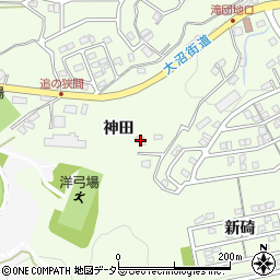 愛知県岡崎市滝町神田6周辺の地図
