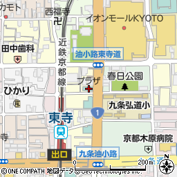 京都プラザホテル周辺の地図