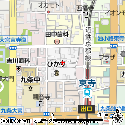 京都府京都市南区西九条唐橋町37周辺の地図