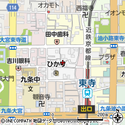 京都府京都市南区西九条唐橋町37周辺の地図