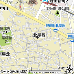 愛知県刈谷市野田町北屋敷84周辺の地図