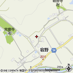大阪府豊能郡能勢町宿野975周辺の地図