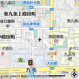 京都府京都市南区東九条北烏丸町26周辺の地図