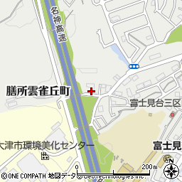 滋賀県大津市富士見台39-45周辺の地図