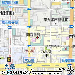 京都府京都市南区東九条南山王町6周辺の地図