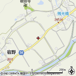 大阪府豊能郡能勢町宿野1081周辺の地図