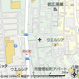 静岡県静岡市葵区若松町44周辺の地図
