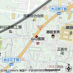 大津警察署瀬田交番周辺の地図