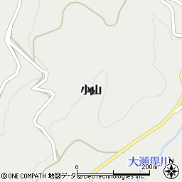 岡山県久米郡美咲町小山周辺の地図