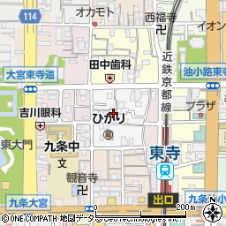 京都府京都市南区西九条唐橋町31周辺の地図