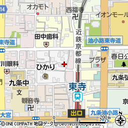 京都府京都市南区西九条唐橋町34周辺の地図