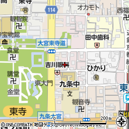 京都府京都市南区西九条南小路町7周辺の地図