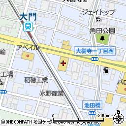 ゴルフ５岡崎大樹寺店周辺の地図