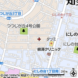 愛知県知多市つつじが丘3丁目30周辺の地図