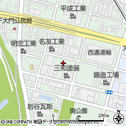 株式会社三和塗装周辺の地図