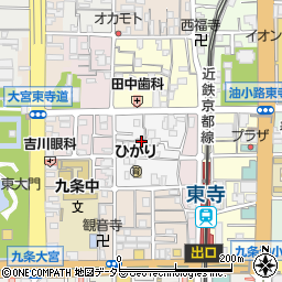 京都府京都市南区西九条唐橋町39周辺の地図