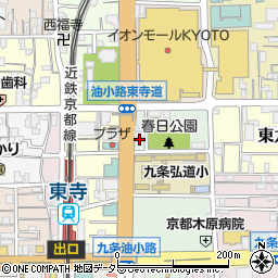 京都府京都市南区西九条春日町33周辺の地図