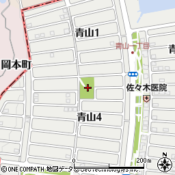 青山西児童公園周辺の地図