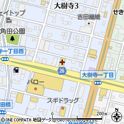 快活CLUB 岡崎大樹寺店周辺の地図