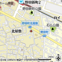 愛知県刈谷市野田町北屋敷36周辺の地図