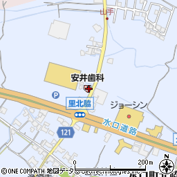 滋賀県甲賀市水口町北脇430-1周辺の地図