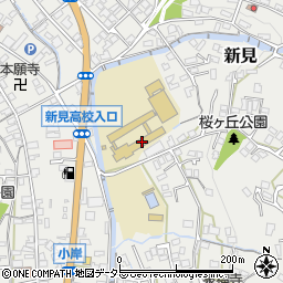 岡山県立新見高等学校周辺の地図