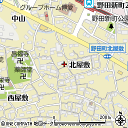 愛知県刈谷市野田町北屋敷107周辺の地図