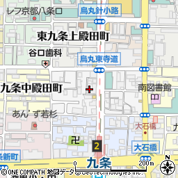 和庵八条亭周辺の地図