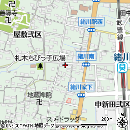愛知県知多郡東浦町緒川屋敷参区1周辺の地図