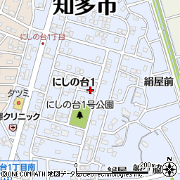 〒478-0055 愛知県知多市にしの台の地図