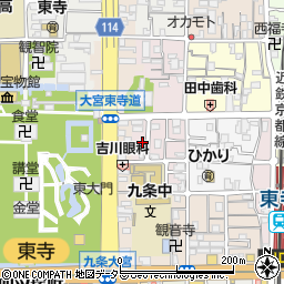 京都府京都市南区西九条南小路町8周辺の地図