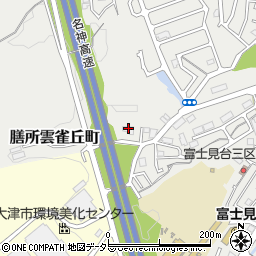 滋賀県大津市富士見台39-46周辺の地図