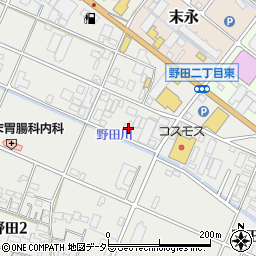 ミツワクリーニング野田工場周辺の地図