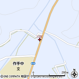 川尻周辺の地図