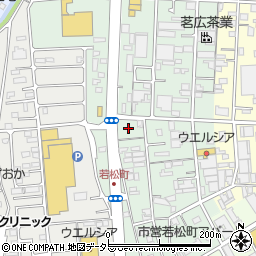静岡県静岡市葵区若松町89周辺の地図
