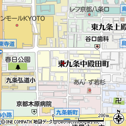 関西電力京都電力所周辺の地図