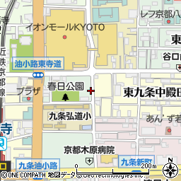 京都府京都市南区西九条春日町46周辺の地図