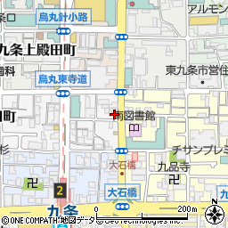京都府京都市南区東九条北烏丸町17周辺の地図