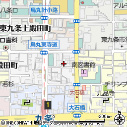 タイムズ京都駅南第３駐車場周辺の地図