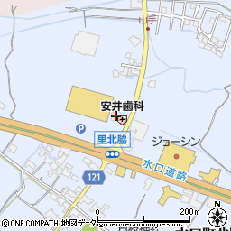 滋賀県甲賀市水口町北脇430周辺の地図