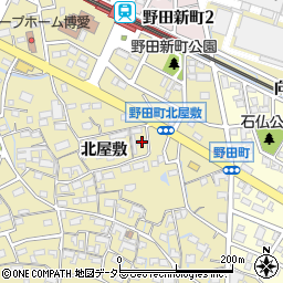 愛知県刈谷市野田町北屋敷71周辺の地図