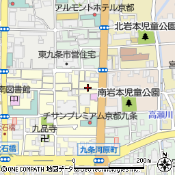 京都府京都市南区東九条南山王町52周辺の地図