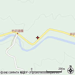 愛知県岡崎市井沢町西ノ入周辺の地図