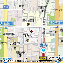 京都府京都市南区西九条唐橋町36周辺の地図