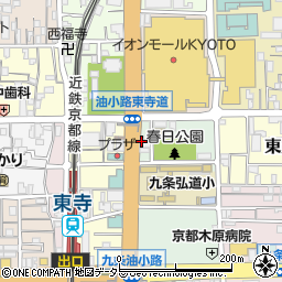 京都府京都市南区西九条春日町34周辺の地図