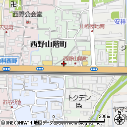 すき家１国山科西野店周辺の地図