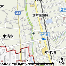 愛知県東海市加木屋町中平地33周辺の地図