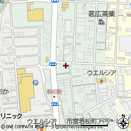 静岡県静岡市葵区若松町90周辺の地図