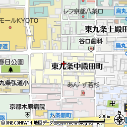 リパーク京都駅南第６駐車場周辺の地図