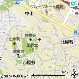 愛知県刈谷市野田町北屋敷163周辺の地図